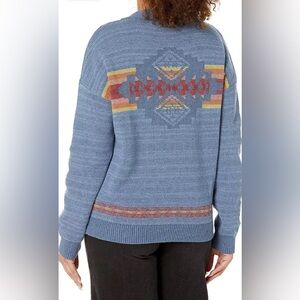 Pendleton Women's V-Neck Western Aztec Sweater Size L